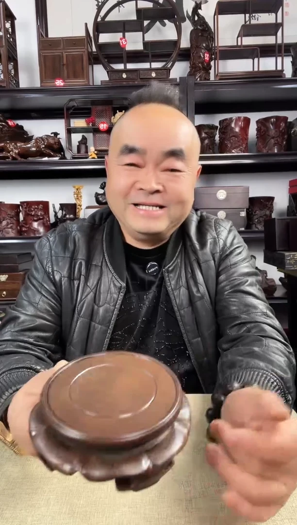 木老李红木工艺品575瑕疵