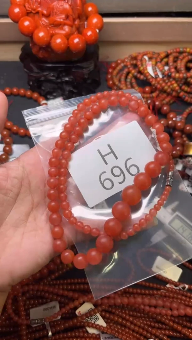 未镶嵌南红玛瑙珠宝奇石H696