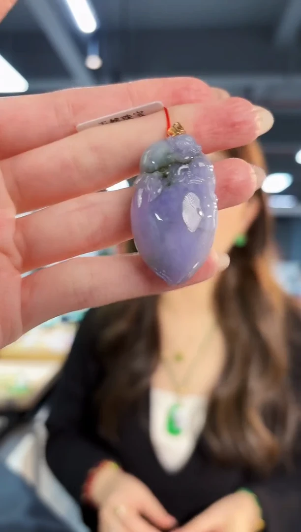 【闪购商品】翡翠颈饰18K金镶嵌缅料A货/支持复检/一件