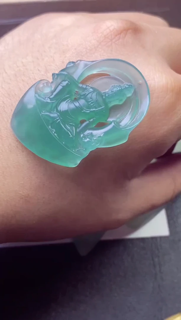 未镶嵌定制翡翠满**气满满福气