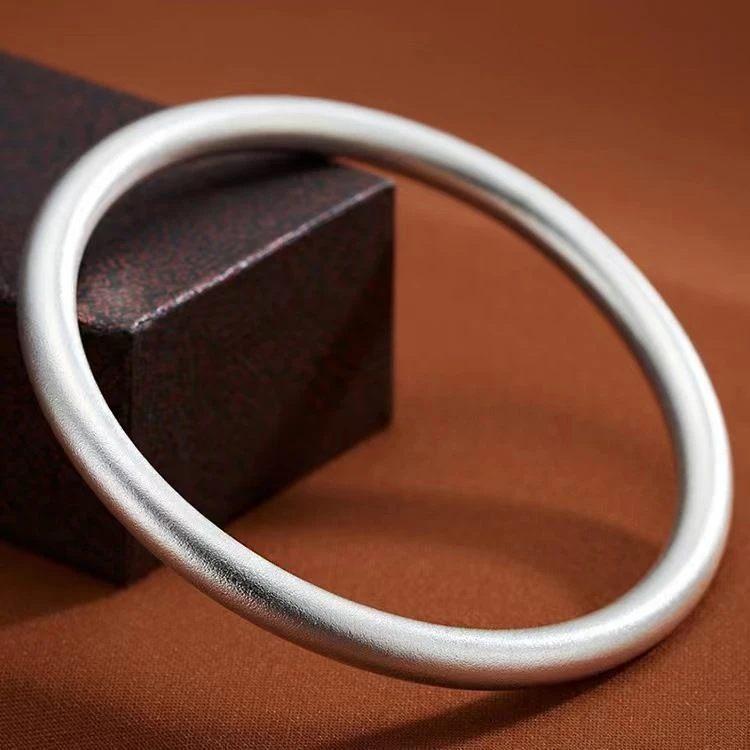 素圈磨砂闭口手工  气质百搭经典中古风时尚精美款