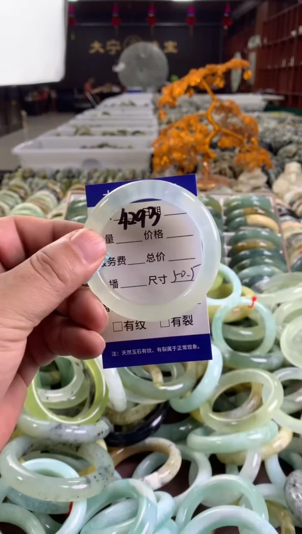 蛇纹石玉未镶嵌手镯4293