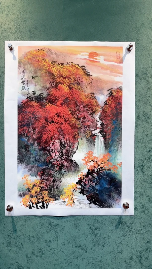 【闪购商品】国画周建真老师绘画作品4-21