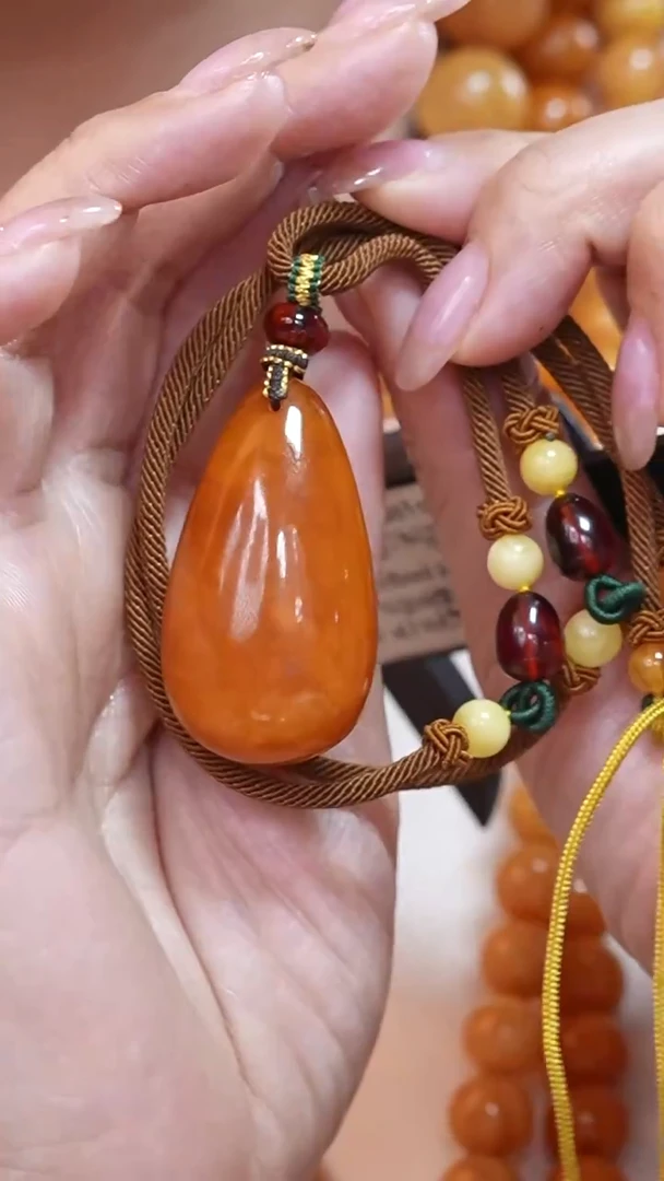 蜜蜡颈饰未镶嵌8968天然蜜蜡珠宝奇石云端妖孽全部保真