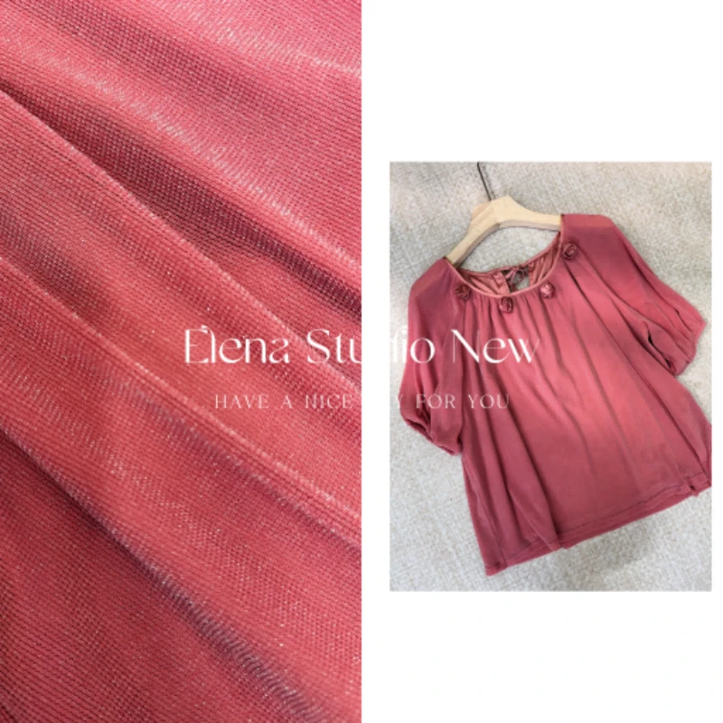 娟娟【微醺玫瑰】设计感时尚百搭短袖T恤宽松气质DX2405-ZT039