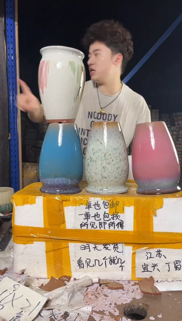 紫砂花盆紫砂花盆宜兴紫砂粗陶花盆13*20