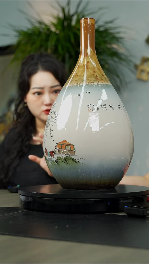 摆件景德镇陶瓷胆瓶