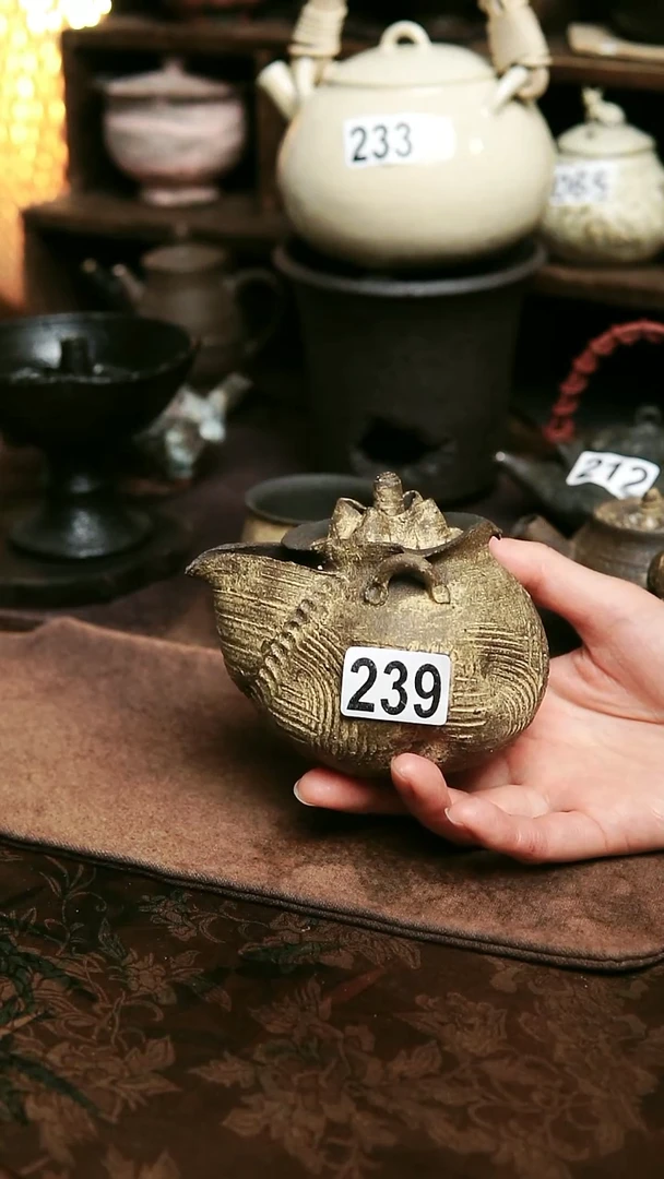 紫砂全手工大容量宝瓶225毫升左右