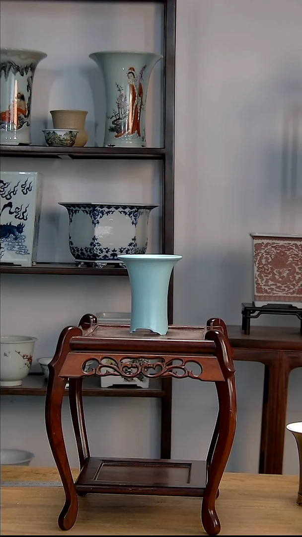 景德镇陶瓷手工花盆