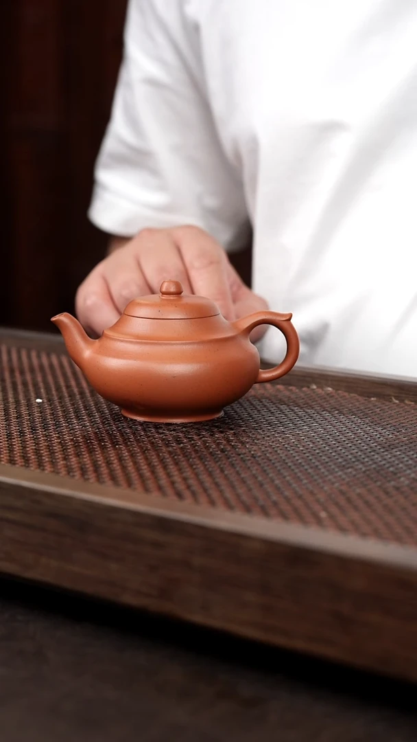 茶壶紫砂大红泥   律