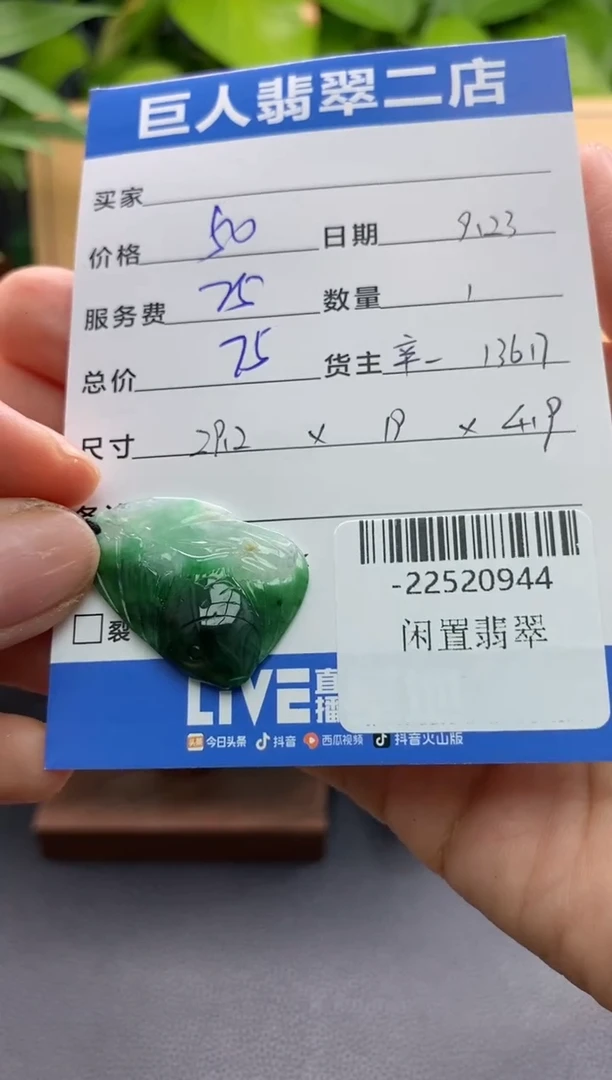 颈饰未镶嵌翡翠多人-22520944