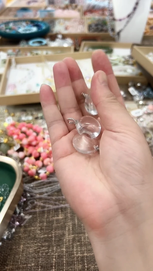 吊坠(不含链)未镶嵌水晶月亮
