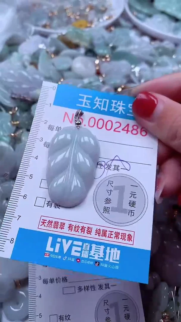 吊坠(不含链)未镶嵌翡翠2486