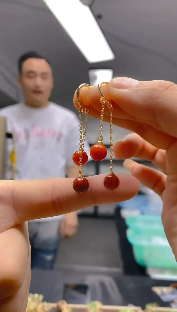 【闪购商品】翡翠耳饰合金77翡翠耳包