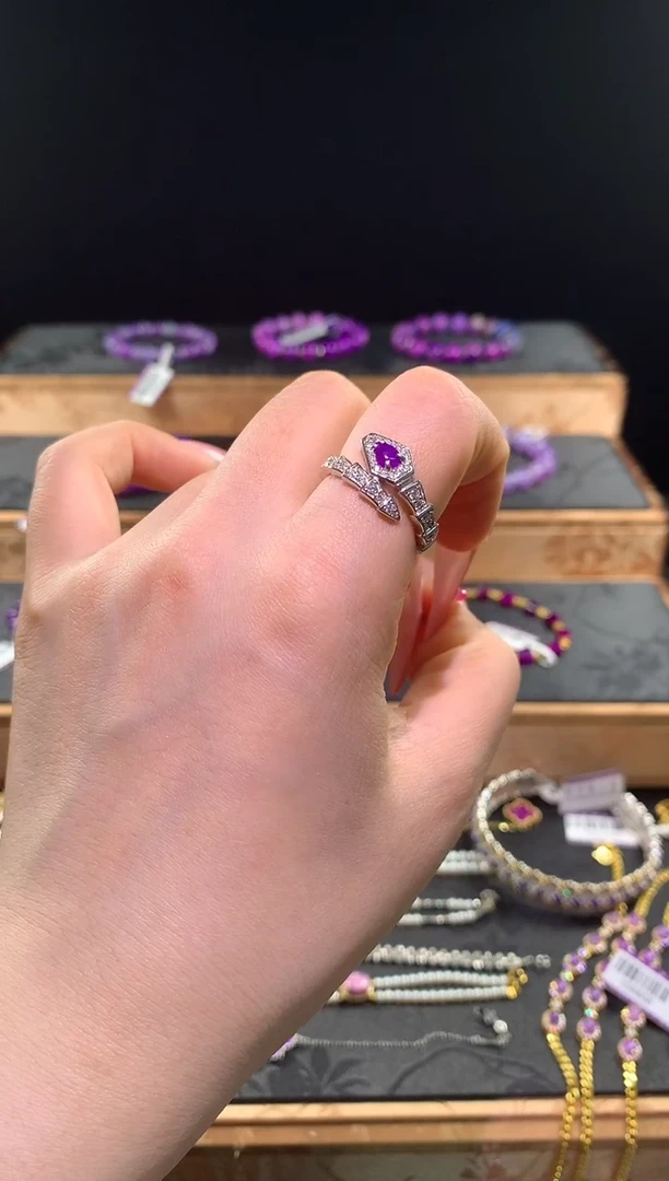 苏纪石（舒俱来）银S925镶嵌.戒指