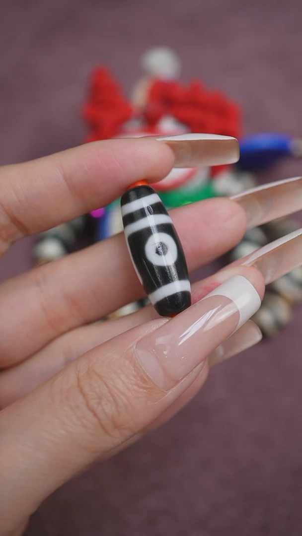 【闪购商品】玛瑙/玉髓颈饰未镶嵌蚀花玛瑙珠定制编绳