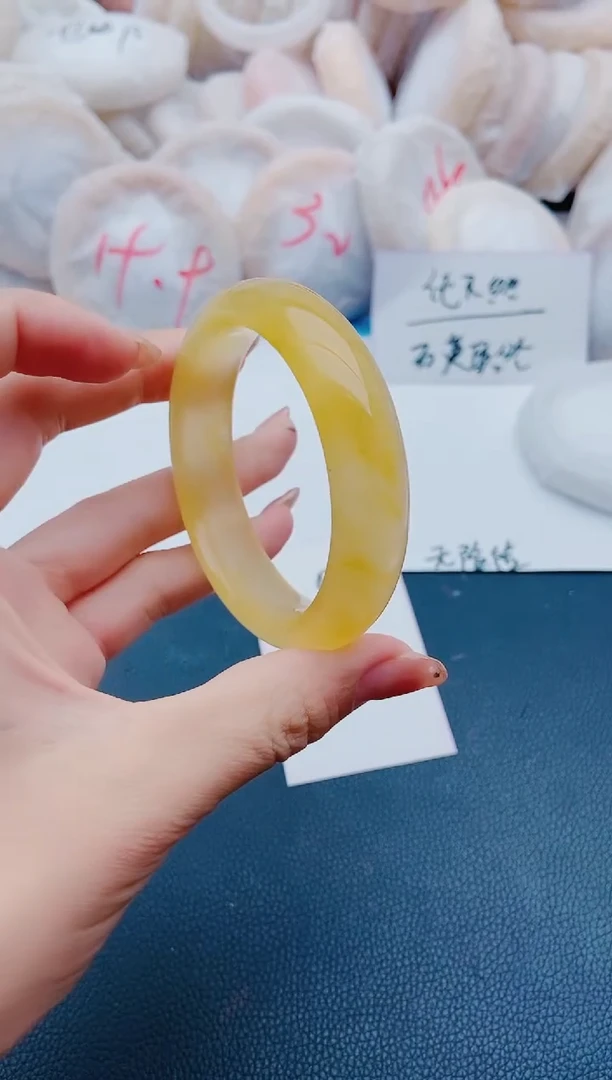 未镶嵌手镯石英质玉M52-55-56