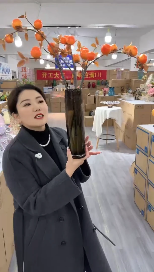 【闪购商品】琉璃椿新花器H-17晚