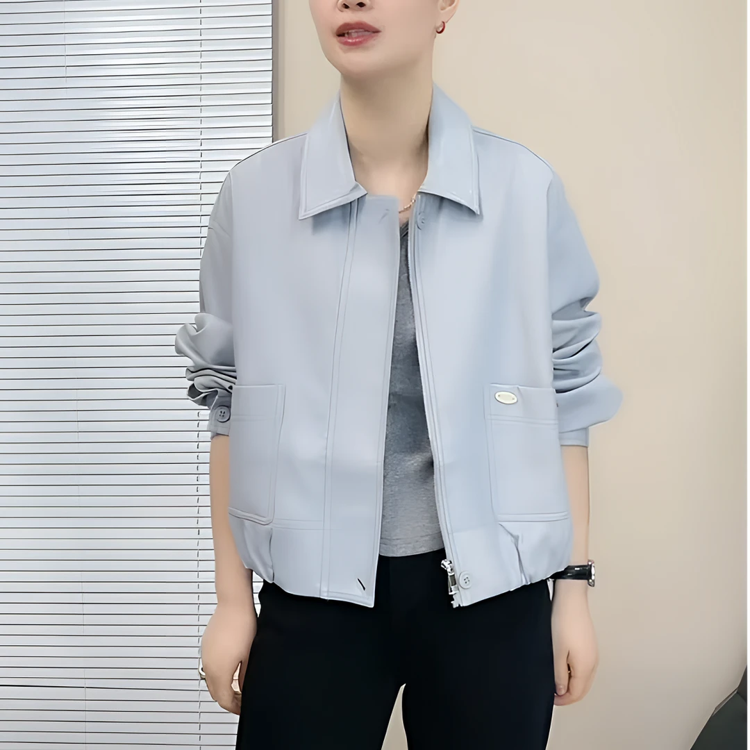 新款皮衣外套长袖潮流修身韩版春秋短款时尚休闲百搭春季宽松