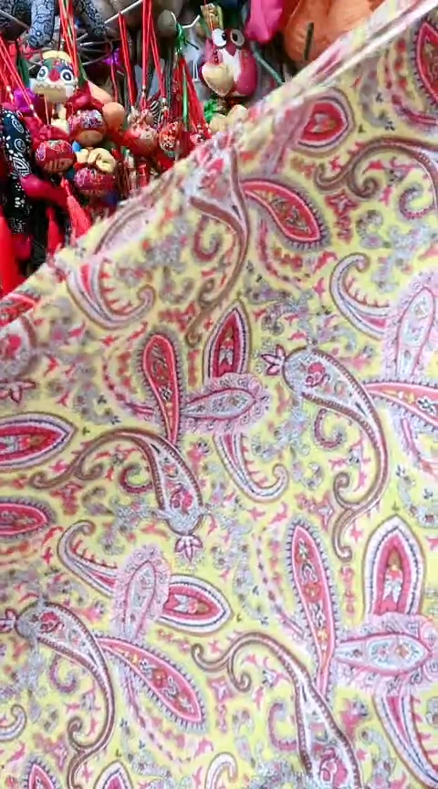 棉纯棉黄色腰果花45*75