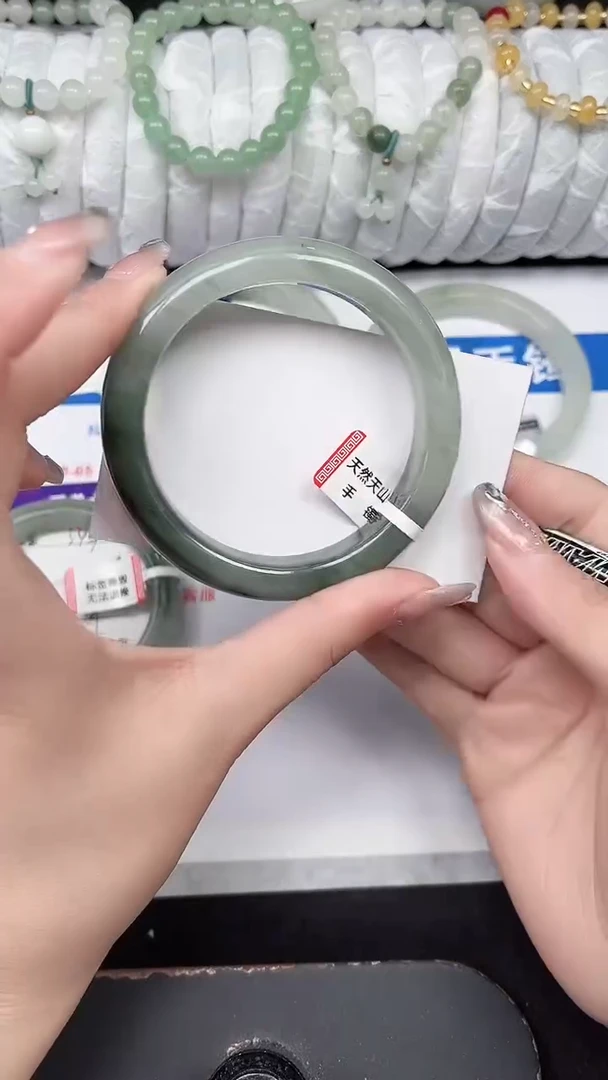 未镶嵌手镯石英质玉345-56/57