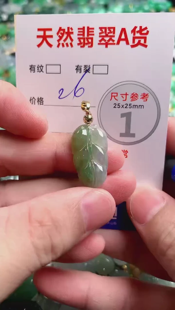 翡翠未镶嵌颈饰13005214