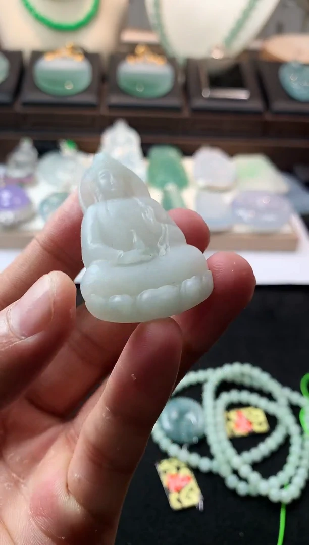 未镶嵌定制翡翠幸*号  S毛货不退不换