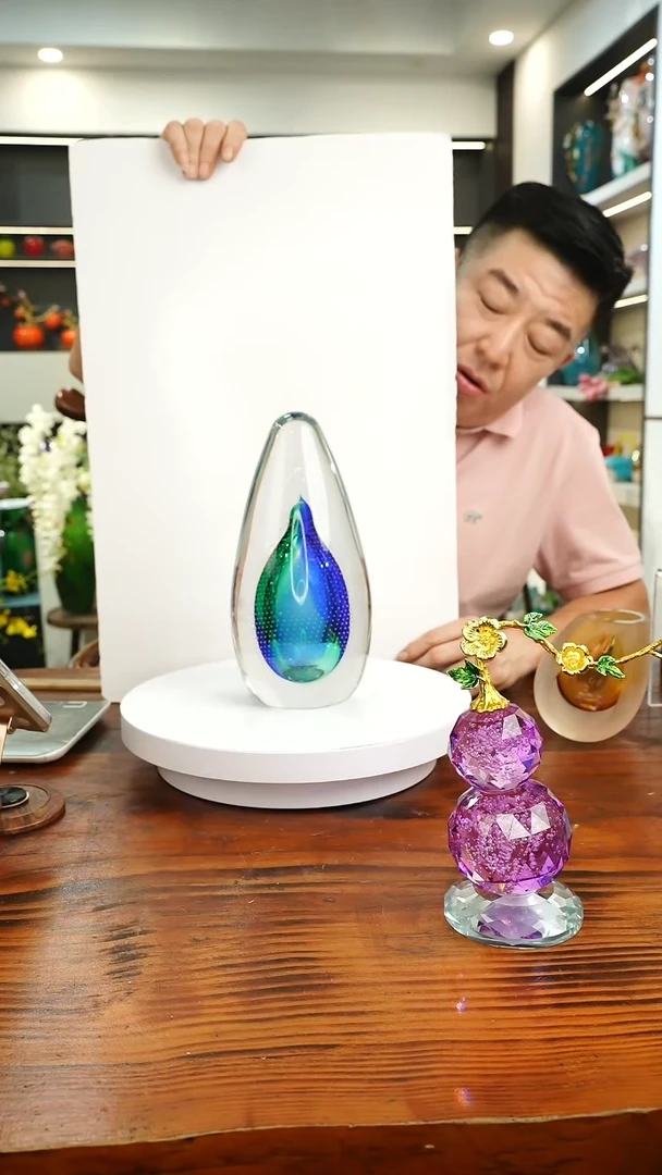 琉璃手工艺品外贸尾货花瓶331