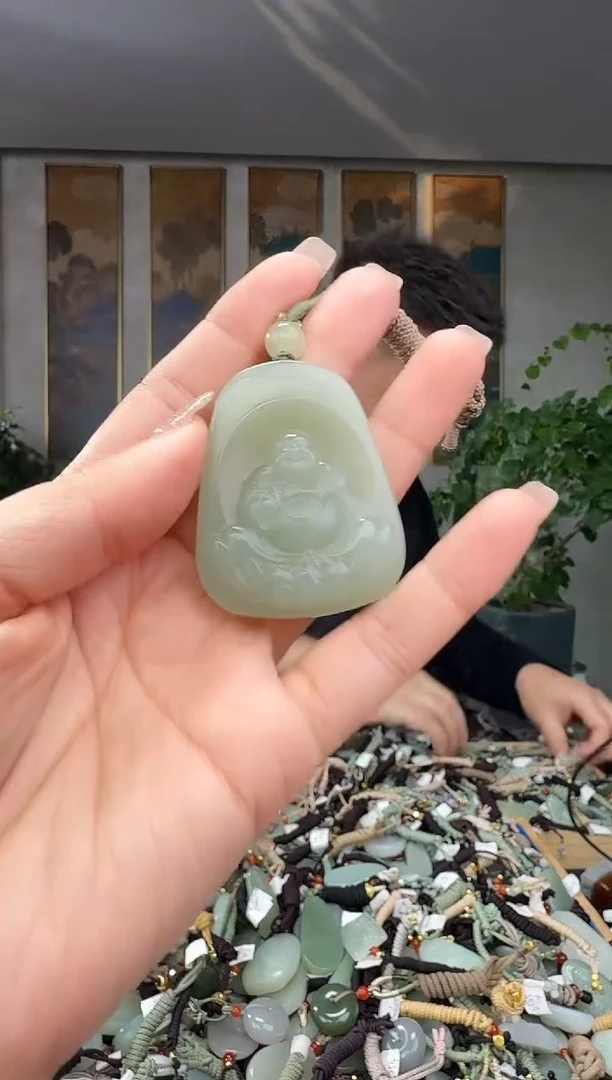 颈饰未镶嵌和田玉拍一发一多样性发货