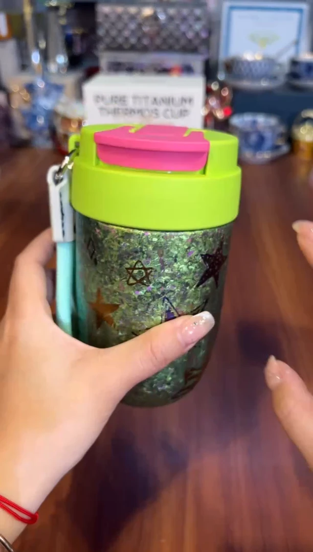 205天沏-独茗系列纯钛咖啡杯-绿色