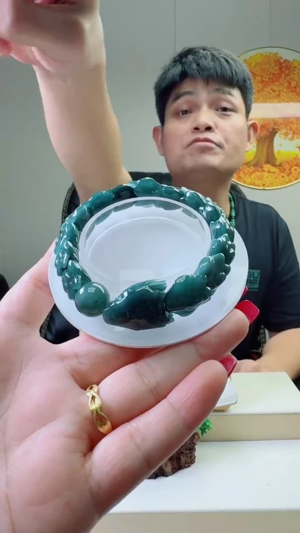 未镶嵌手串翡翠天然A货翡翠  多样性随机发其一