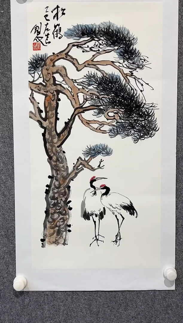 国画左古山-2平尺-国画作品