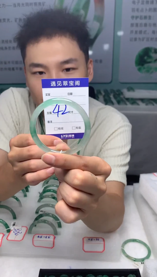 未镶嵌手镯石英质玉（非洲翠）1