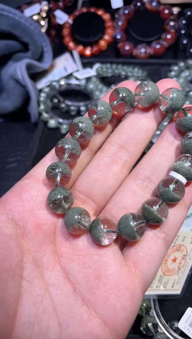 【闪购商品】水晶手链未镶嵌绿幽灵单圈A12（多样性发其一）