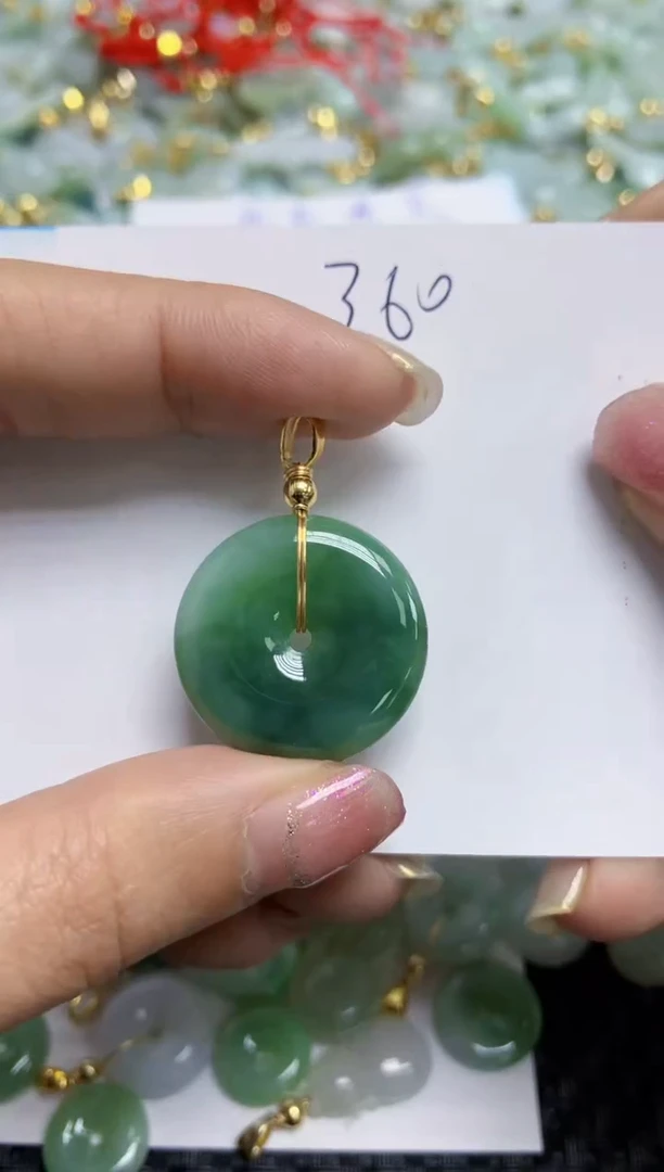 【闪购商品】翡翠颈饰合金  天然A货翡翠