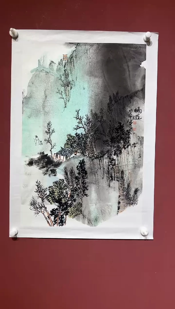 国画杨松兴山水精品线上专属