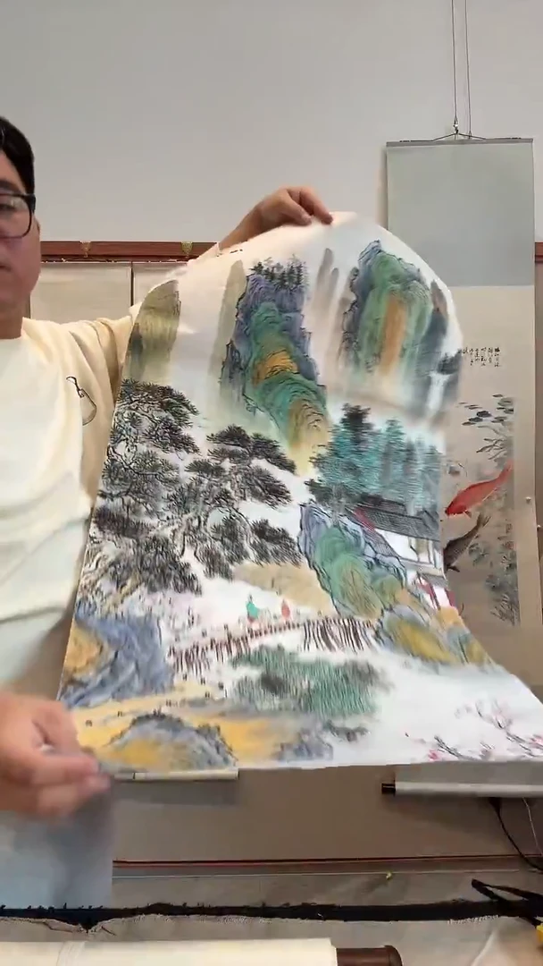 国画j陈老师国画作品一件