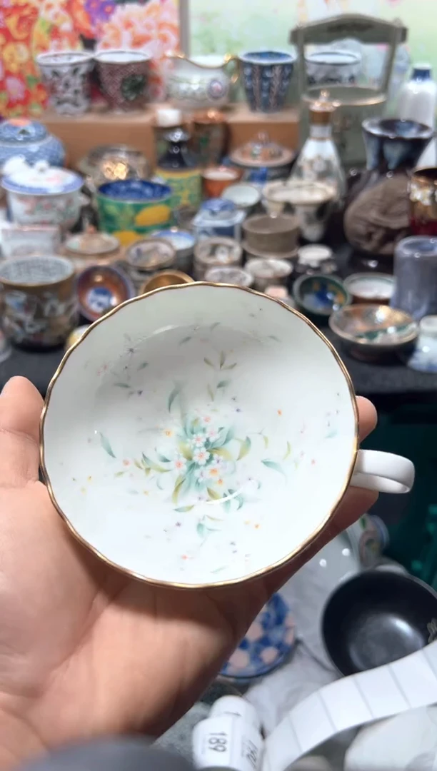 瓷片蒋*玲夏目海外回流瓷器中古品。