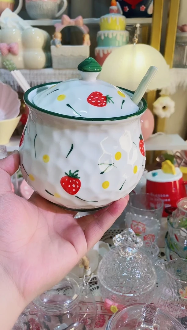 【闪购商品】瓷片高颜值又实用的 猪油罐