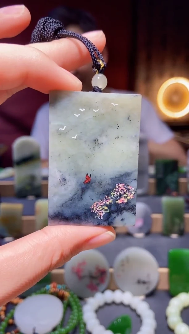 和田玉未镶嵌挂件yc