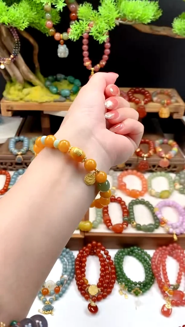 未镶嵌琥珀手饰蜜蜡