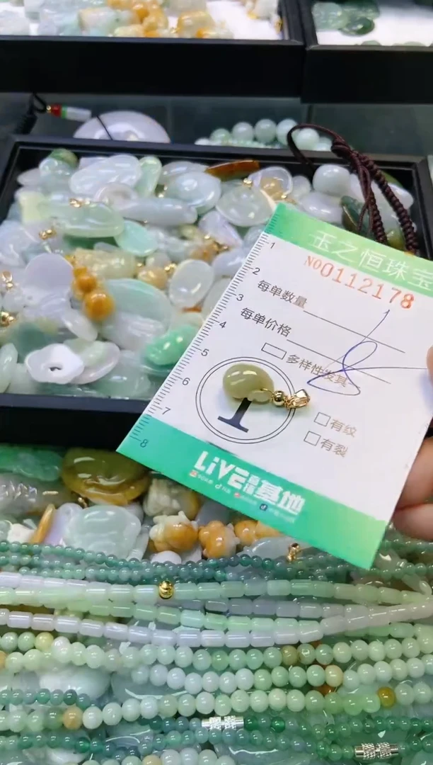 翡翠未镶嵌颈饰闪购0112178