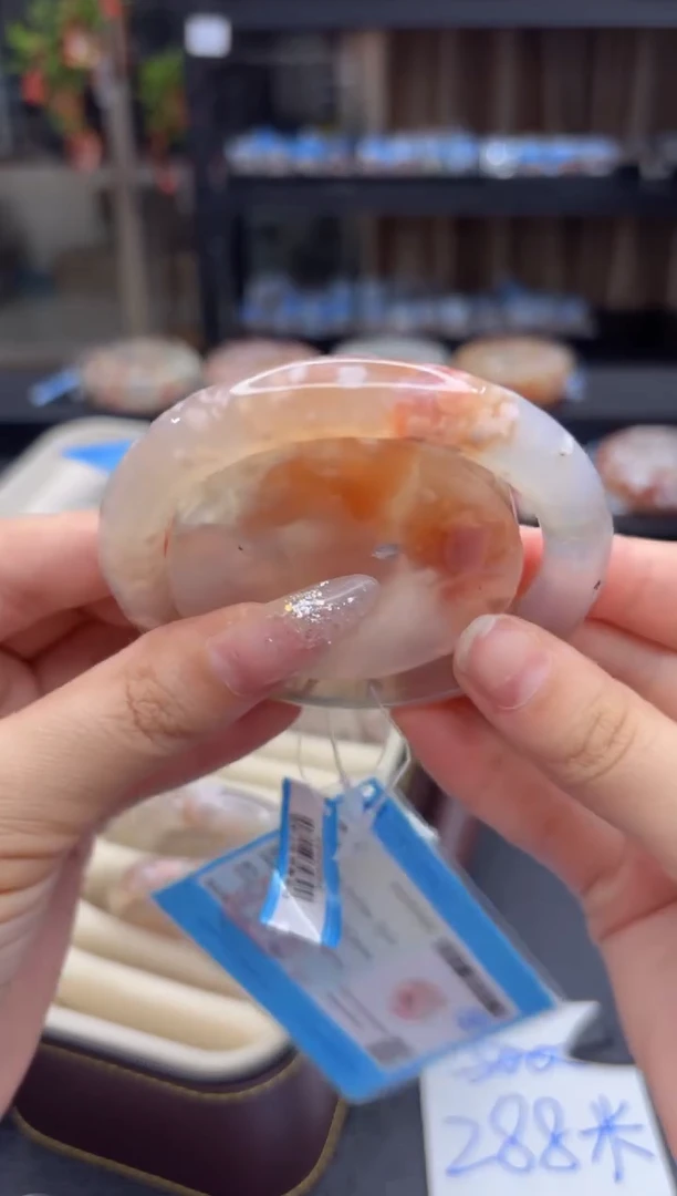 石英质玉手镯未镶嵌275(58圈赠送镯心)