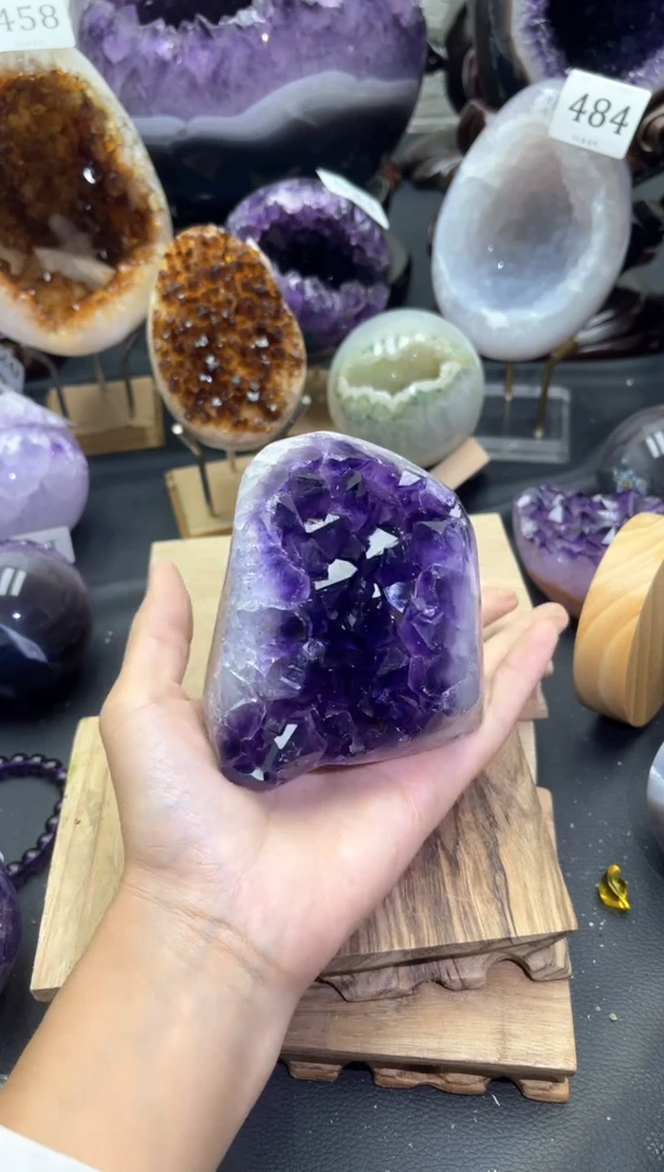 未镶嵌大型摆件（非配饰）紫晶566号摆件
