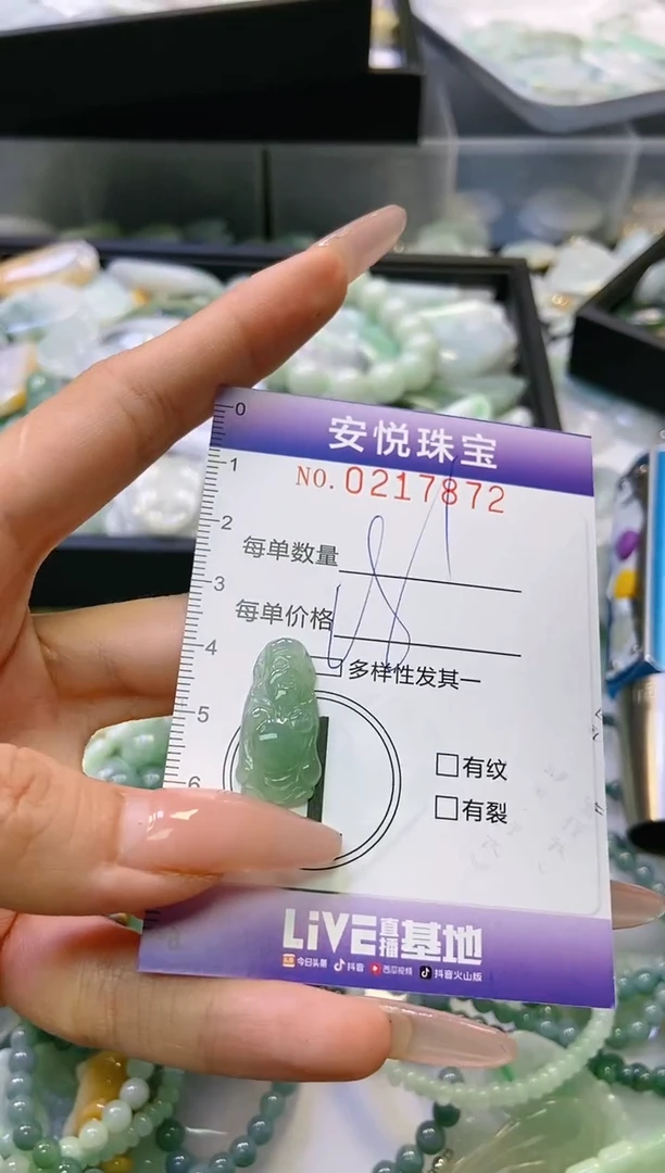 翡翠未镶嵌颈饰闪购0217872