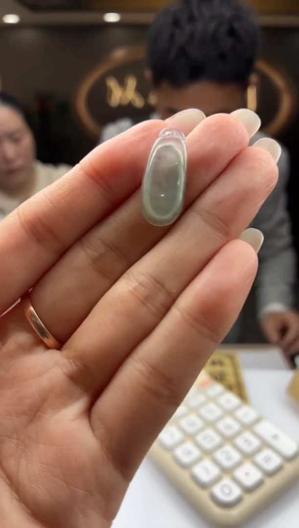 未镶嵌定制翡翠灰**蓝BJ0063471