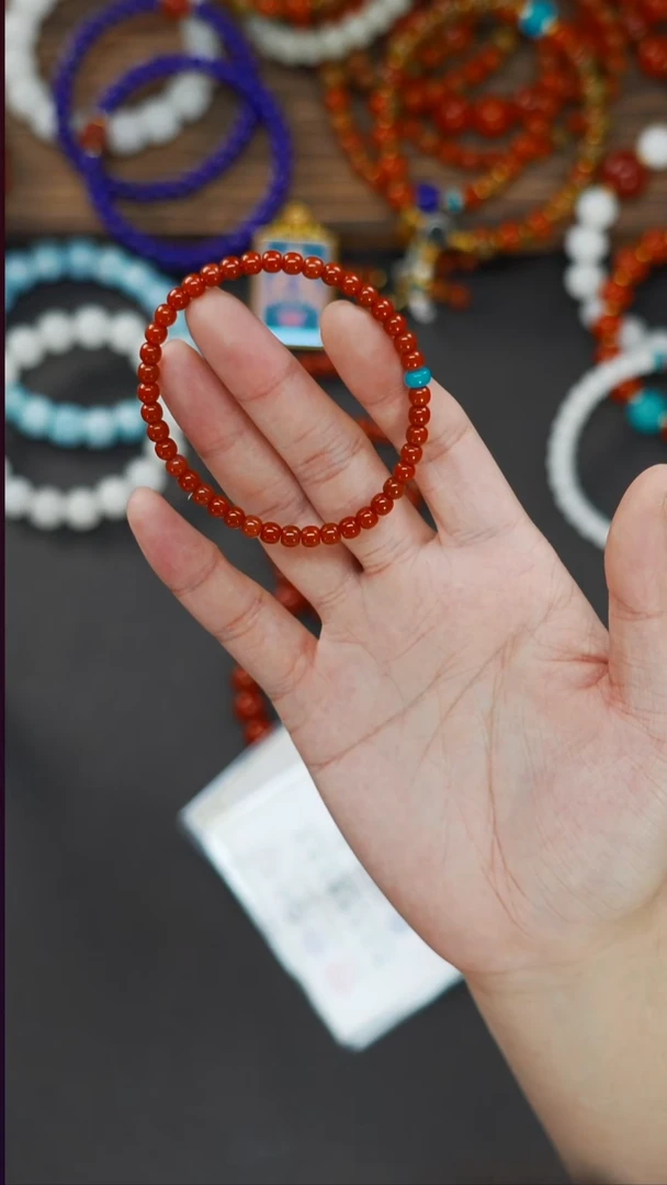 未镶嵌····南红玛瑙随**在文玩高端手串