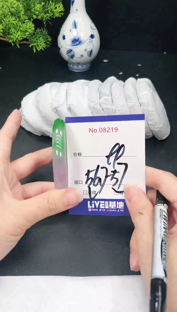 未镶嵌手镯翡翠8219