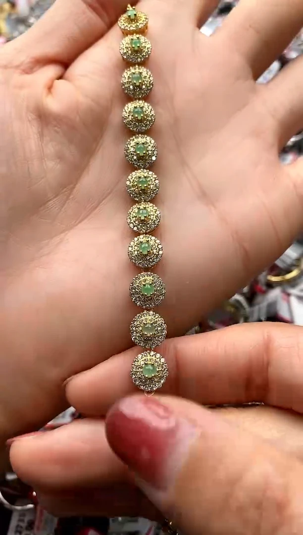 【闪购商品】翡翠戒指银S925镶嵌22222222     9