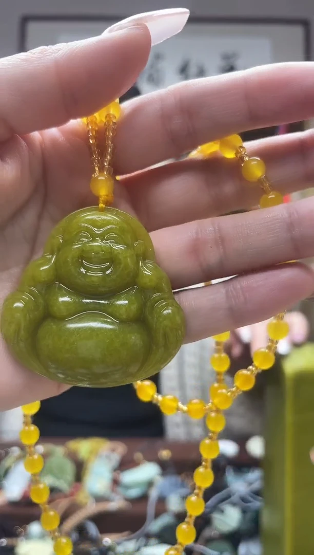 未镶嵌岫玉吊坠多样性发货拍一发一